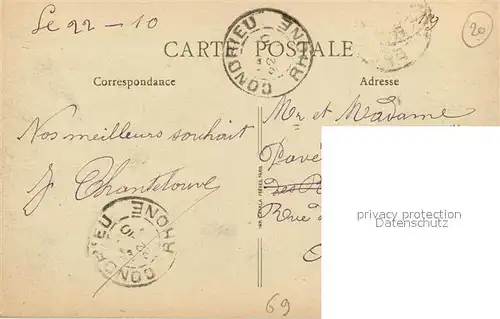 AK / Ansichtskarte Ampuis Vue d ensemble du Chateau Ampuis