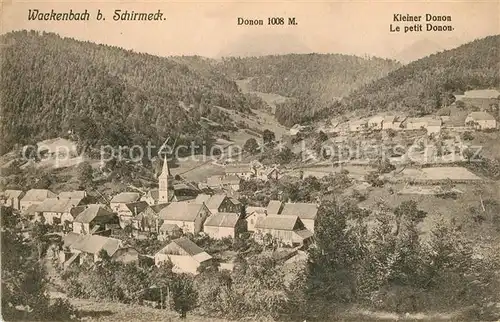 AK / Ansichtskarte Wackenbach bei Schirmeck Donon  Wackenbach