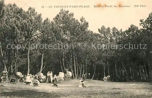 AK / Ansichtskarte Le_Touquet Paris Plage Dans la For?t les Nounous Le_Touquet Paris Plage