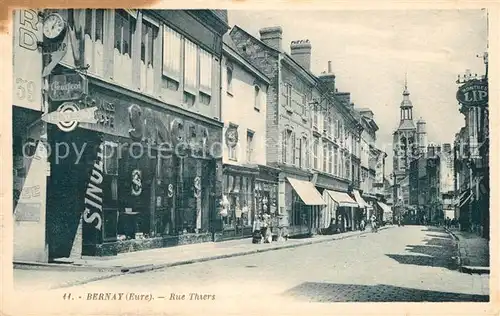 AK / Ansichtskarte Bernay Rue Thiers Bernay