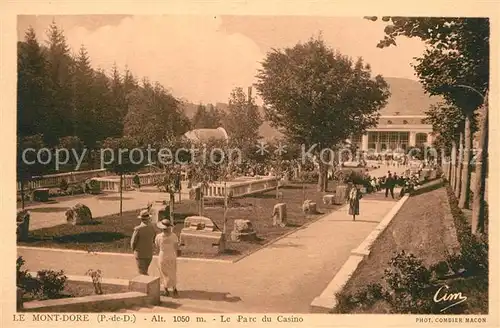 AK / Ansichtskarte Le_Mont Dore_Puy_de_Dome Parc du Casino Le_Mont Dore_Puy_de_Dome