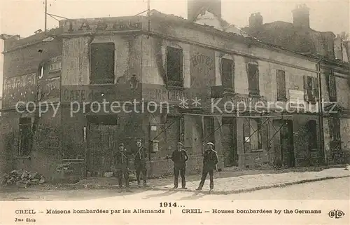 AK / Ansichtskarte Creil Maisons Ruinen Creil