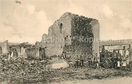 AK / Ansichtskarte Very Ruines de la Grand Guerre  Very