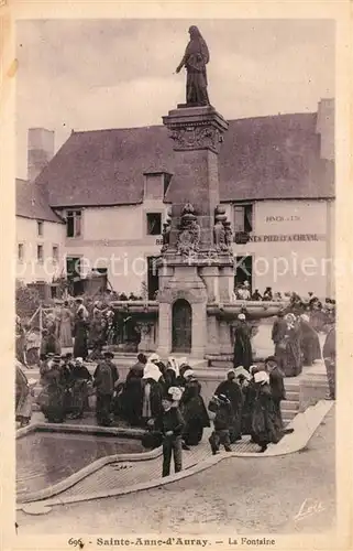 AK / Ansichtskarte Sainte Anne d_Auray La Fontaine Sainte Anne d Auray