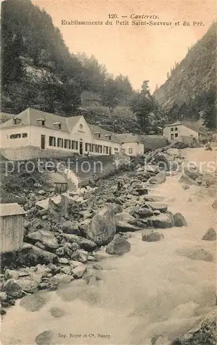 AK / Ansichtskarte Cauterets Etablissement du Petit Saint Sauveur et du Pr Cauterets