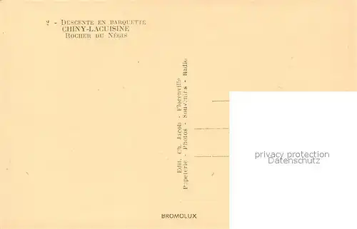 AK / Ansichtskarte Chiny Rocher du Negis Boot Chiny