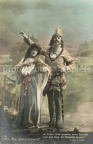 AK / Ansichtskarte Oper Lohengrin Foto AL Nr. 3362 9 