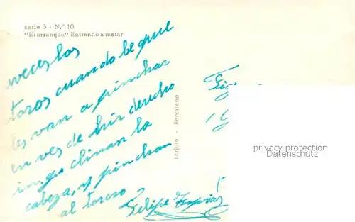 AK / Ansichtskarte Stierkampf Elarranque Entrando a Matar  