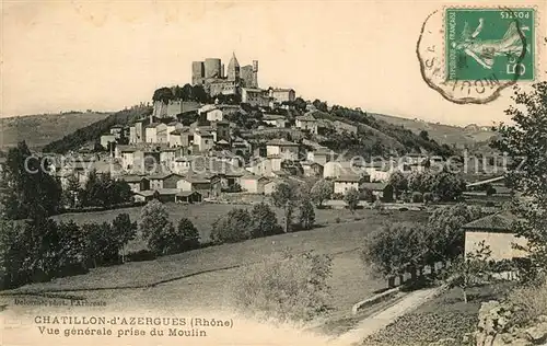 AK / Ansichtskarte Chazay d_Azergues Chatillon d Azergues vue prise du Moulin Chazay d Azergues