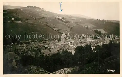 AK / Ansichtskarte Beaujeu_Rhone Vue panoramique Hotel du Cornillon Beaujeu Rhone
