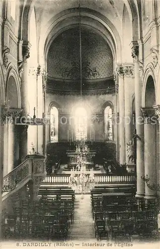 AK / Ansichtskarte Dardilly Interieur de l Eglise Dardilly