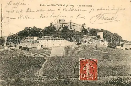 AK / Ansichtskarte Montmelas Saint Sorlin Chateau Montmelas Saint Sorlin
