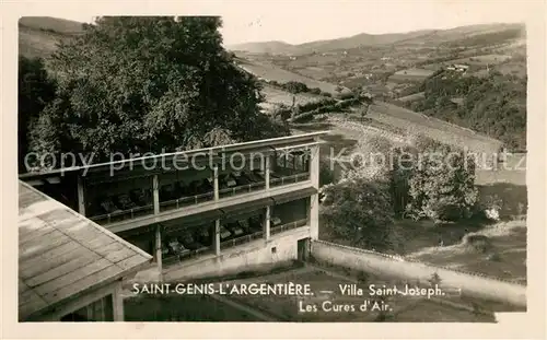 AK / Ansichtskarte Saint Genis l_Argentiere Villa Saint Joseph Les Cures d Air Saint Genis l Argentiere
