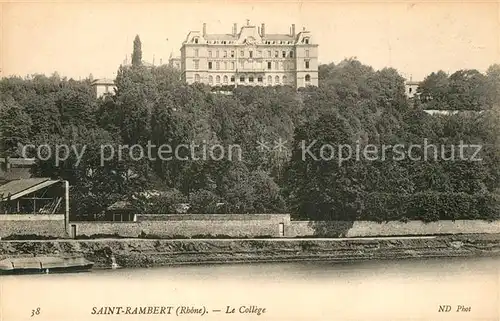 AK / Ansichtskarte Saint_Rambert_l_Ile_Barbe Le College Saint_Rambert_l_Ile_Barbe