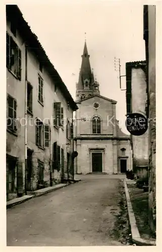 AK / Ansichtskarte Saint Genis Laval Rue de l Eglise Saint Genis Laval