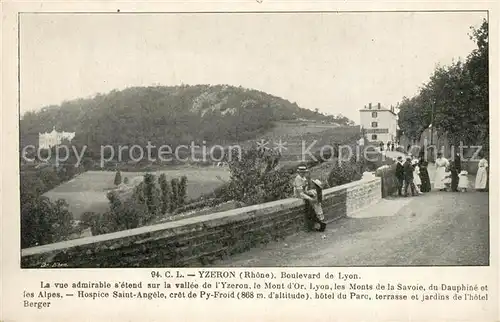 AK / Ansichtskarte Yzeron Boulevard de Lyon Vallee de l Yzeron Yzeron