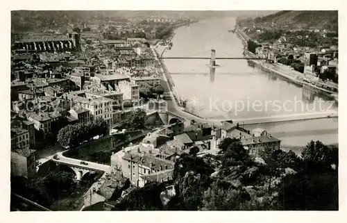 AK / Ansichtskarte Vienne_sur_le_Rhone Confluent du Rhone et de la Gere les cinq ponts Vienne_sur_le_Rhone