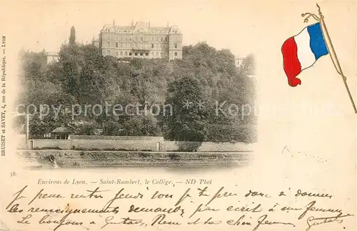 AK / Ansichtskarte Saint_Rambert_l_Ile_Barbe Le College Saint_Rambert_l_Ile_Barbe