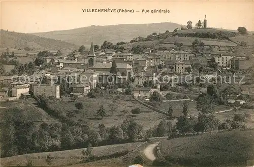 AK / Ansichtskarte Villecheneve Vue generale Villecheneve