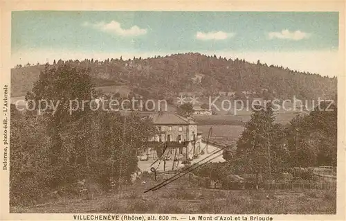AK / Ansichtskarte Villecheneve Mont d Azol et la Brioude Villecheneve