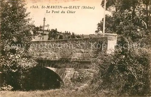 AK / Ansichtskarte Saint Martin en Haut Pont du Chier Saint Martin en Haut
