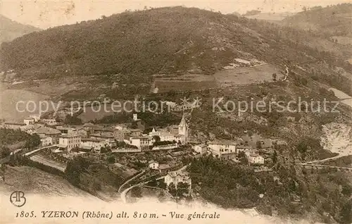 AK / Ansichtskarte Yzeron Vue generale Yzeron