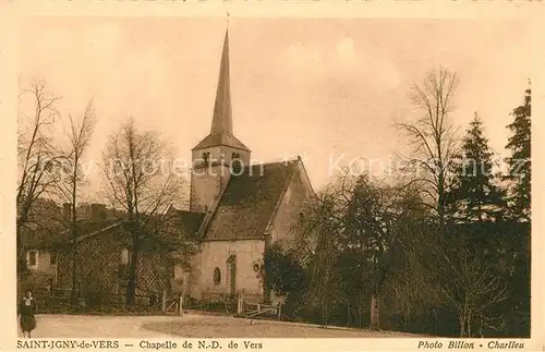 AK / Ansichtskarte Saint Igny de Vers chapelle de Notre Dame de Vers Saint Igny de Vers