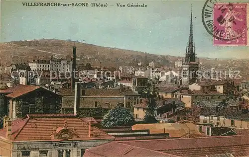 AK / Ansichtskarte Villefranche sur Saone Vue generale sur la ville Eglise Villefranche sur Saone