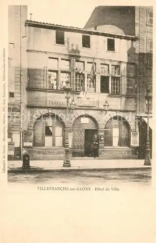 AK / Ansichtskarte Villefranche sur Saone Hotel de Ville Villefranche sur Saone