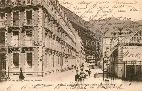 AK / Ansichtskarte Cauterets Hotel Angleterre Boulevard Latapie Fleurin Cauterets