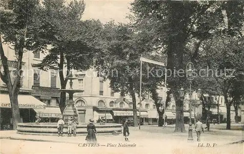 AK / Ansichtskarte Castres_Tarn Place Nationale Castres_Tarn