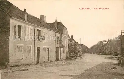 AK / Ansichtskarte Longeau Percey Rue Principale Longeau Percey