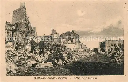 AK / Ansichtskarte Etain Westlicher Kriegsschauplatz  Etain