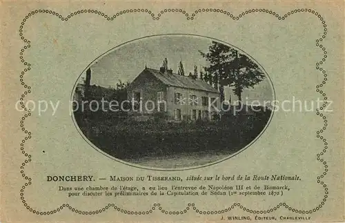 AK / Ansichtskarte Donchery Maison du Tisserand Donchery