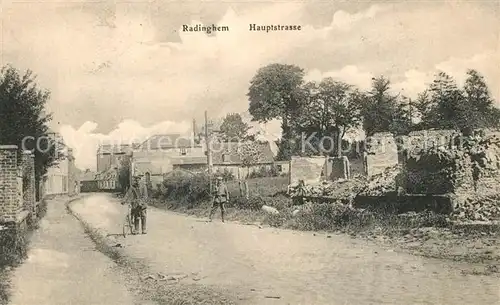 AK / Ansichtskarte Radinghem Hauptstrasse Radinghem