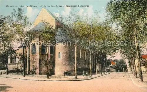 AK / Ansichtskarte Cosne Cours sur Loire Eglise Ste Agnan Monument historique Cosne Cours sur Loire