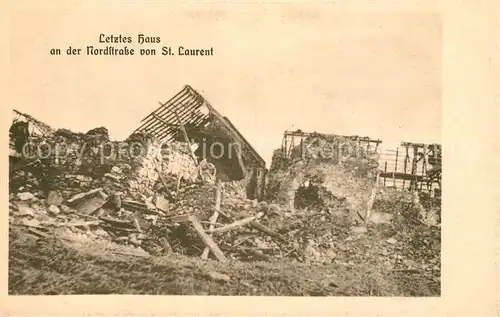 AK / Ansichtskarte Saint_Laurent_des_Eaux Nordstrasse Ruine Saint_Laurent_des_Eaux