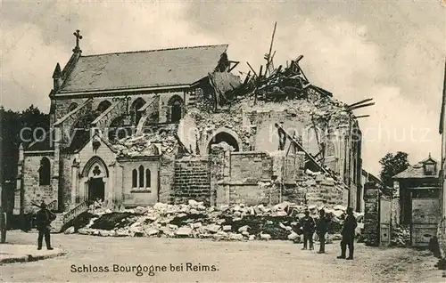 AK / Ansichtskarte Reims_Champagne_Ardenne Schloss Bourgogne Reims_Champagne_Ardenne