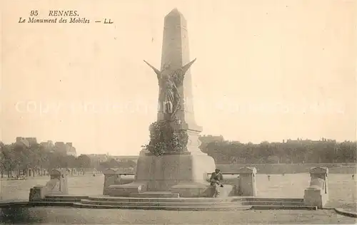 AK / Ansichtskarte Rennes_Ille et Vilaine Le Monument des Mobiles 
