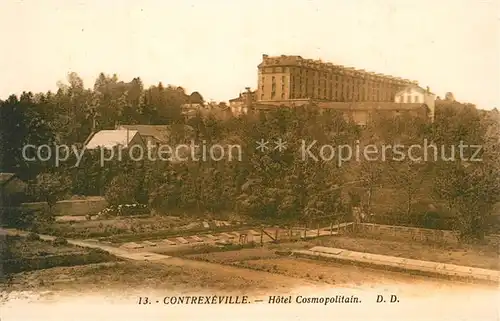 AK / Ansichtskarte Contrexeville_Vosges Hotel Cosmopolitain Contrexeville_Vosges