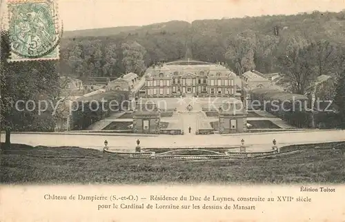 AK / Ansichtskarte Dampierre en Bresse Chateau de Dampierre Residence du Duc de Luynes  Dampierre en Bresse