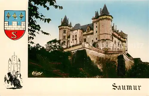 AK / Ansichtskarte Saumur Le Chateau Saumur