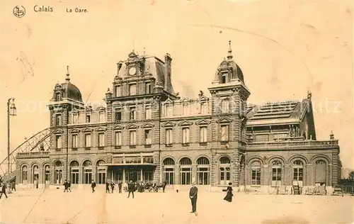 AK / Ansichtskarte Calais La Gare Calais
