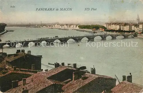 AK / Ansichtskarte Macon_Saone et Loire Panorama Macon Saone et Loire
