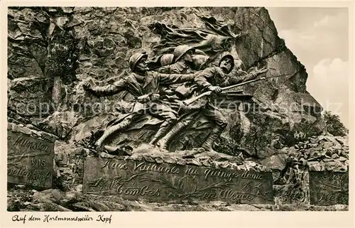 AK / Ansichtskarte Hartmannsweilerkopf Monument Hartmannsweilerkopf