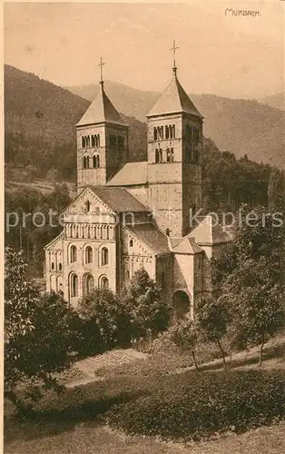 AK / Ansichtskarte Murbach_Elsass Kirche Murbach Elsass