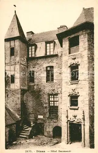 AK / Ansichtskarte Dinan Hotel Beaumanoir Dinan