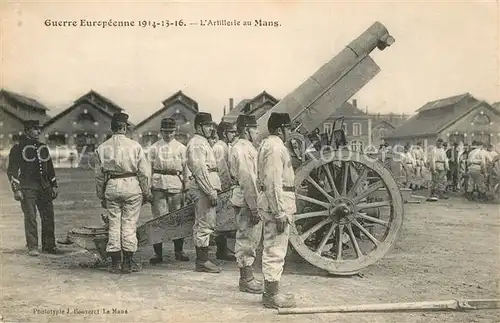 AK / Ansichtskarte Le_Mans_Sarthe Guerre Europeene 31e Regiment dArtillerie Le_Mans_Sarthe