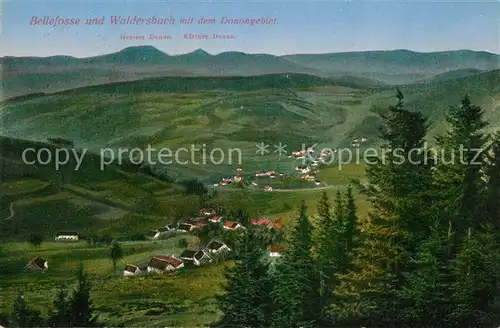 AK / Ansichtskarte Bellefosse und Waldersbach mit dem Donongebiet  Bellefosse