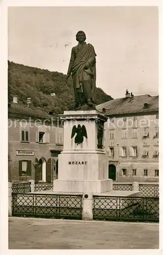 AK / Ansichtskarte Mozart_Wolfgang_Amadeus Denkmal Salzburg 